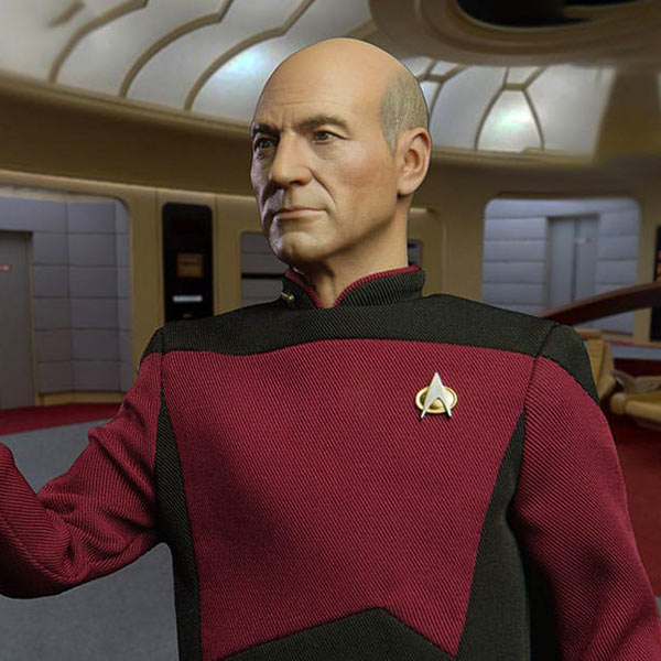 Star Trek: The Next Generation - Captain Jean-Luc Picard (Essential Duty Uniform) - Actionfigur 1/6 - 30 cm