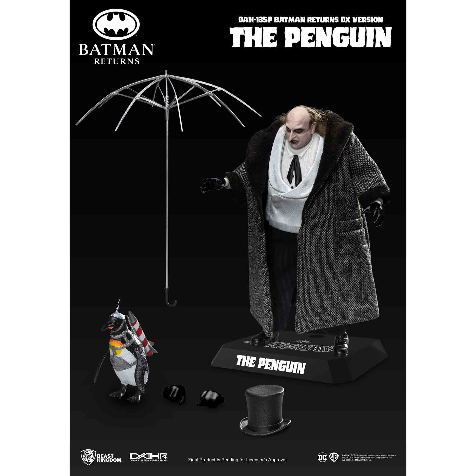 Batman: Dynamic 8ction Heroes Actionfigur - The Penguin DX (Batman Returns) - DAH-135P - 17 cm