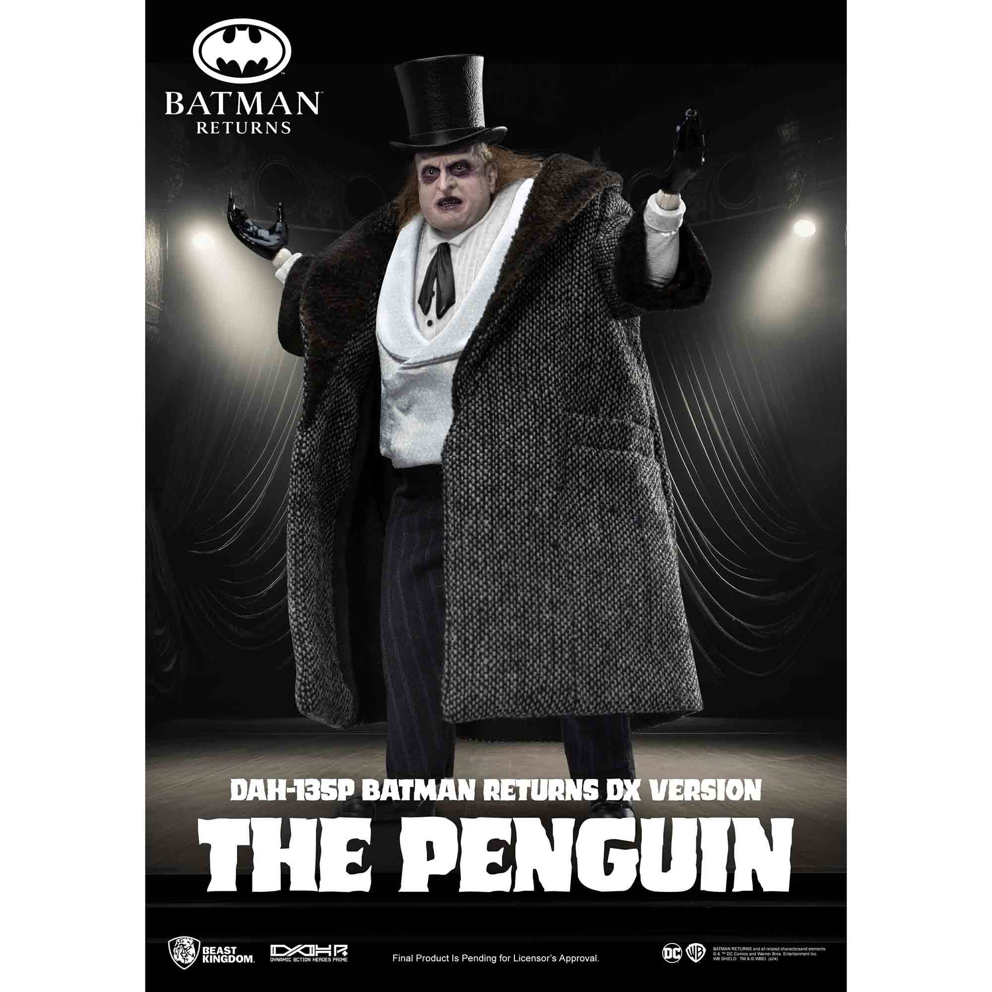 Batman: Dynamic 8ction Heroes Actionfigur - The Penguin DX (Batman Returns) - DAH-135P - 17 cm