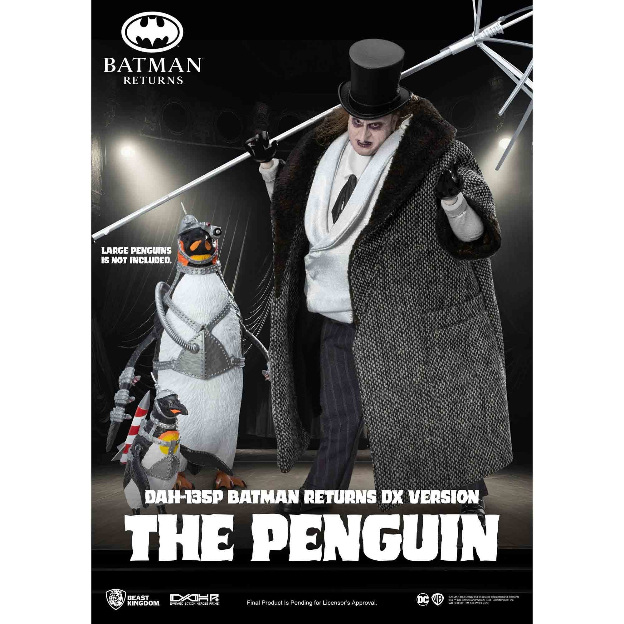 Batman: Dynamic 8ction Heroes Actionfigur - The Penguin DX (Batman Returns) - DAH-135P - 17 cm
