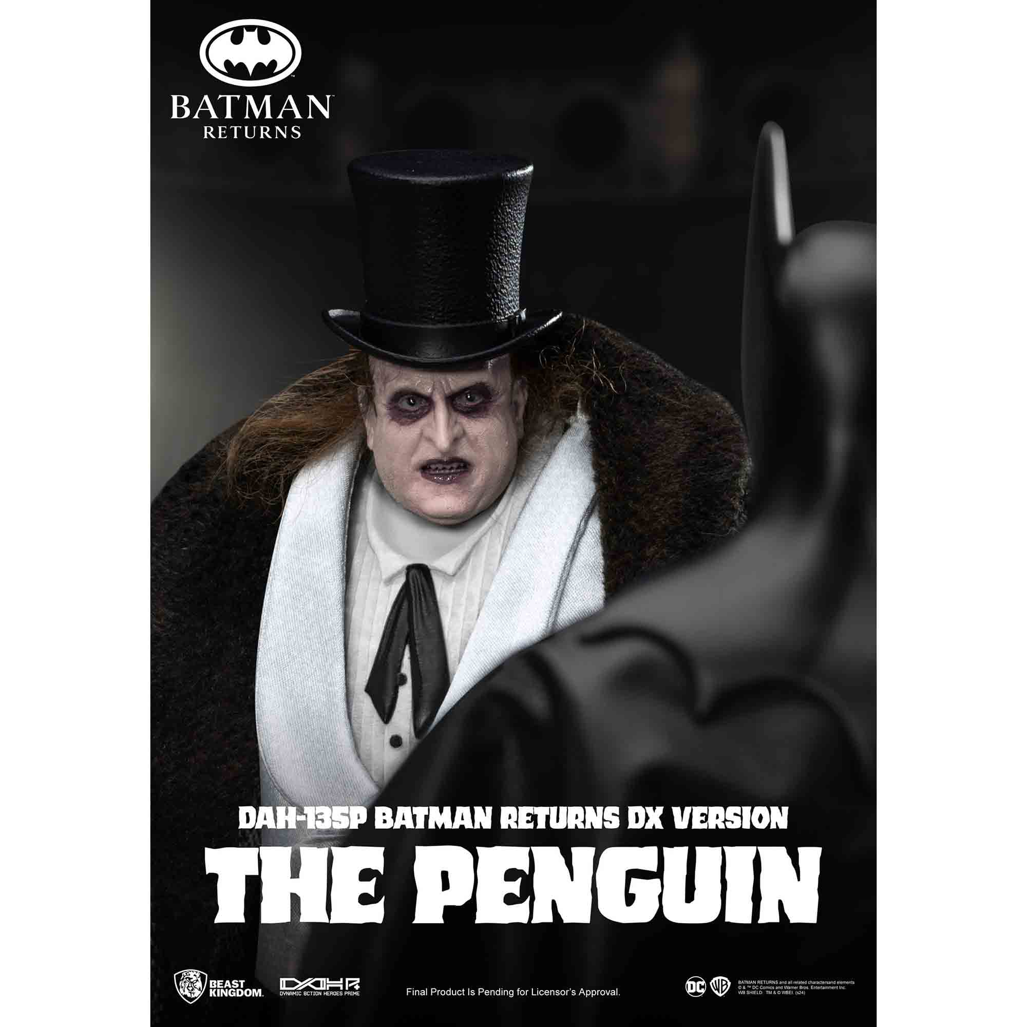 Batman: Dynamic 8ction Heroes Actionfigur - The Penguin DX (Batman Returns) - DAH-135P - 17 cm