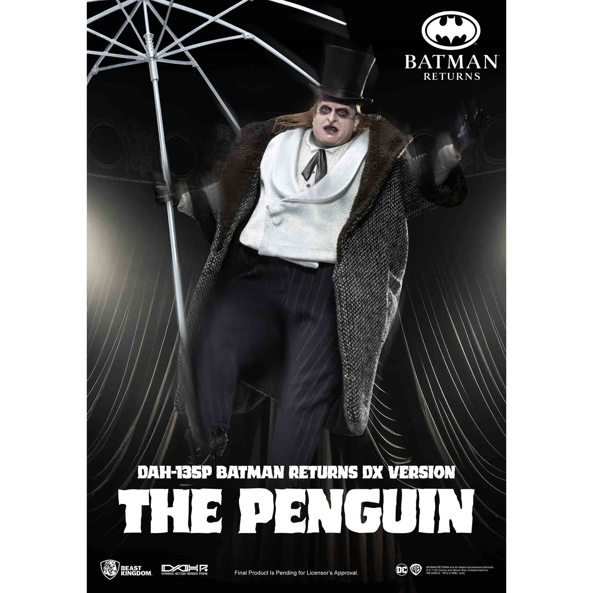 Batman: Dynamic 8ction Heroes Actionfigur - The Penguin DX (Batman Returns) - DAH-135P - 17 cm