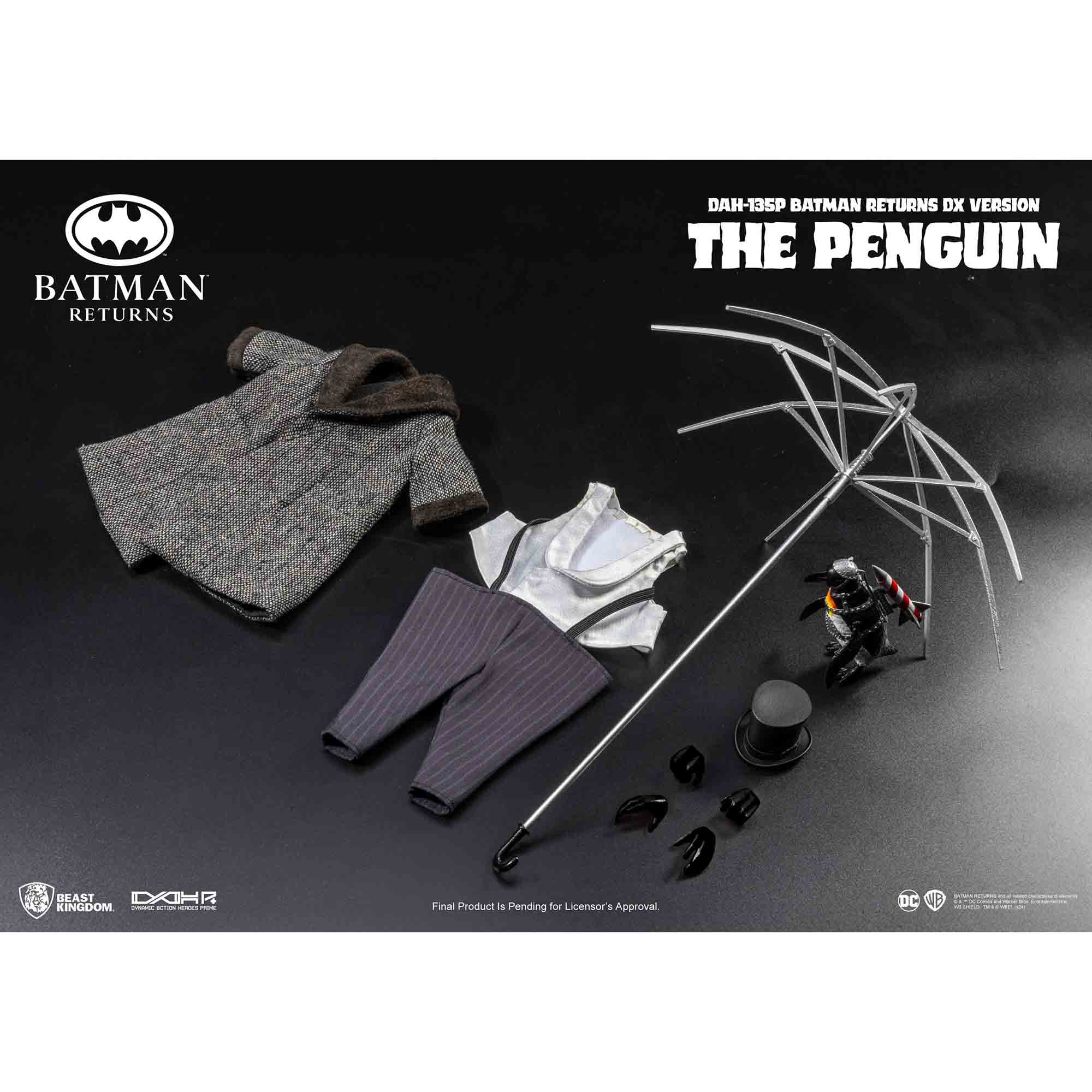 Batman: Dynamic 8ction Heroes Actionfigur - The Penguin DX (Batman Returns) - DAH-135P - 17 cm