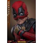 Hot Toys: Deadpool & Wolverine - Deadpool (Battling Version) - Movie Masterpiece - Actionfigur 1/6 - 31 cm