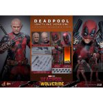 Hot Toys: Deadpool & Wolverine - Deadpool (Battling Version) - Movie Masterpiece - Actionfigur 1/6 - 31 cm