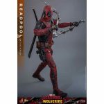 Hot Toys: Deadpool & Wolverine - Deadpool (Battling Version) - Movie Masterpiece - Actionfigur 1/6 - 31 cm