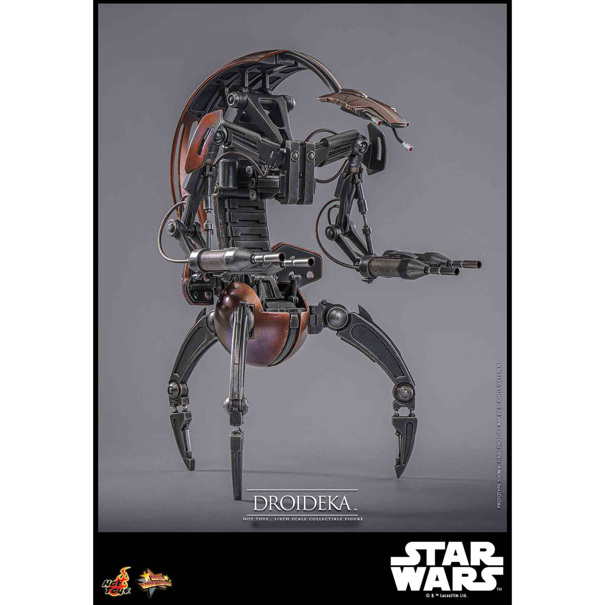 Hot Toys: Star Wars - Droideka (Episode I) - Movie Masterpiece - Actionfigur 1/6 - 27 cm