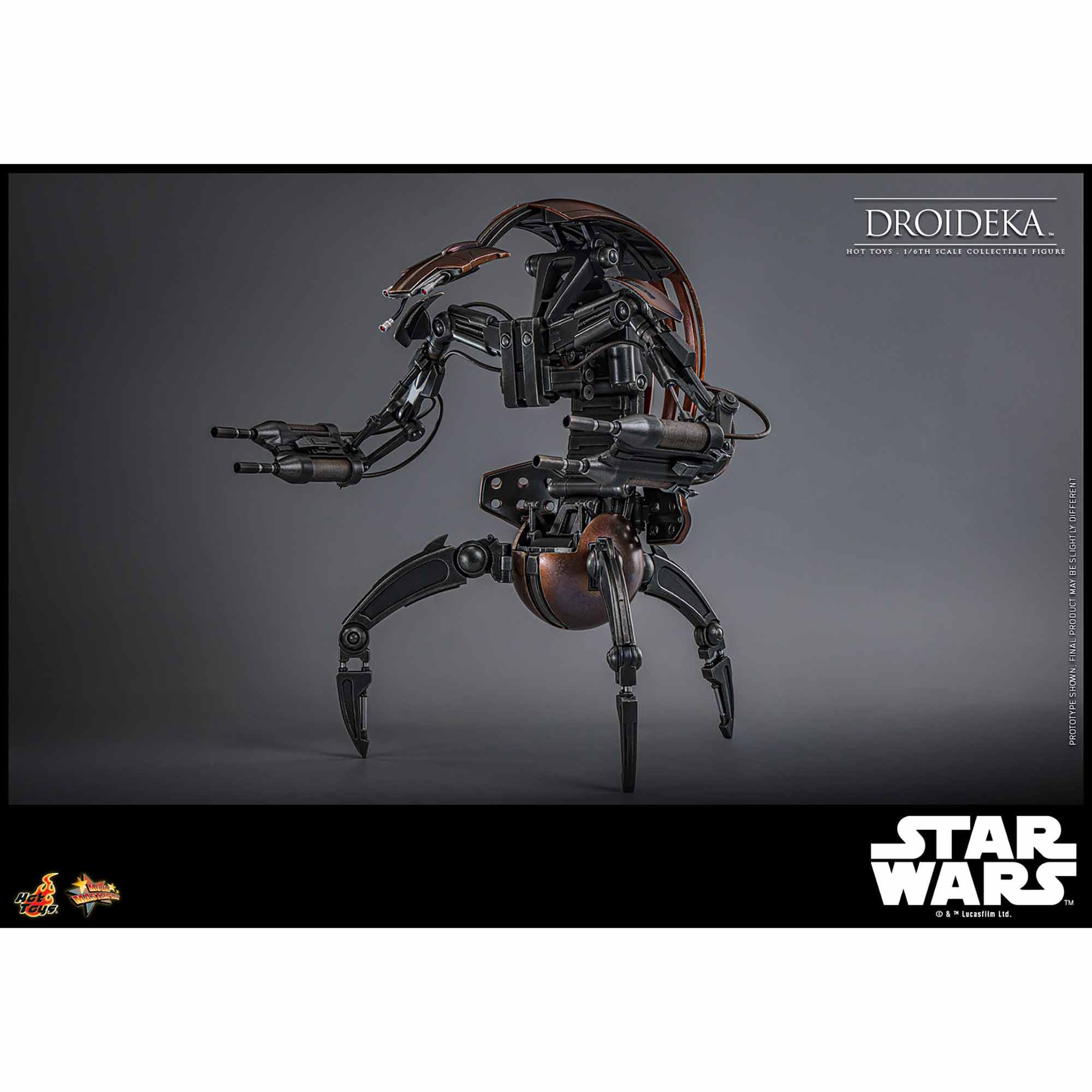 Hot Toys: Star Wars - Droideka (Episode I) - Movie Masterpiece - Actionfigur 1/6 - 27 cm