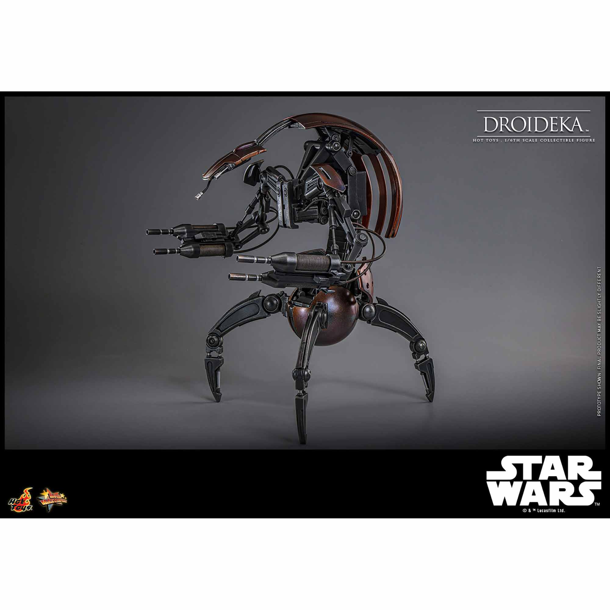 Hot Toys: Star Wars - Droideka (Episode I) - Movie Masterpiece - Actionfigur 1/6 - 27 cm
