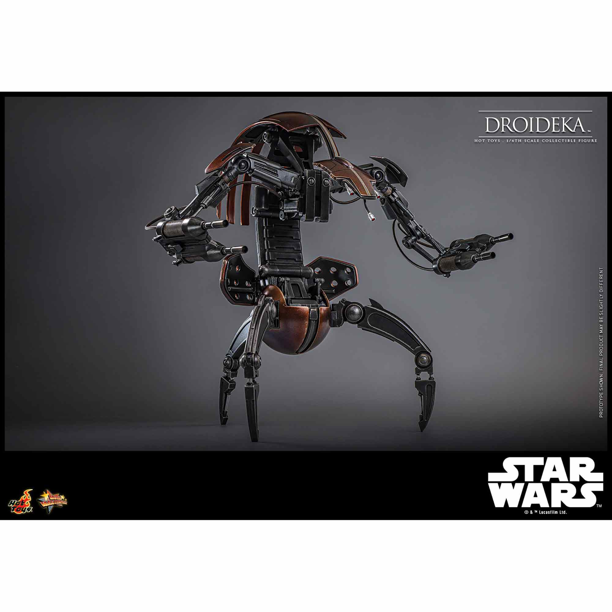 Hot Toys: Star Wars - Droideka (Episode I) - Movie Masterpiece - Actionfigur 1/6 - 27 cm