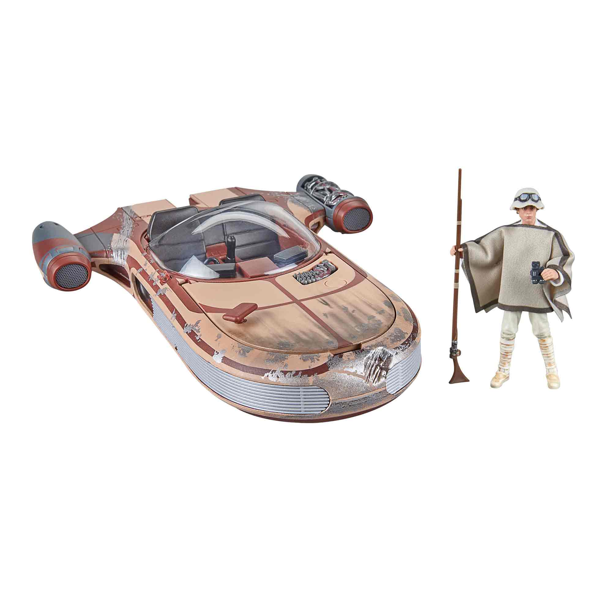 Star Wars: Vintage Collection - Kenner - Fahrzeug - Episode IV - Landspeeder & Luke Skywalker (Tatooine) - Actionfigur - G0673 - 10 cm