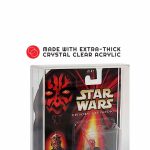 Acryl  Display: Evoretro - Acryl Display Cases 2er-Pack - für Actionfiguren - (3.75") 10 cm