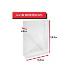 Acryl  Display: Evoretro - Acryl Display Cases 2er-Pack - für Actionfiguren - (3.75") 10 cm