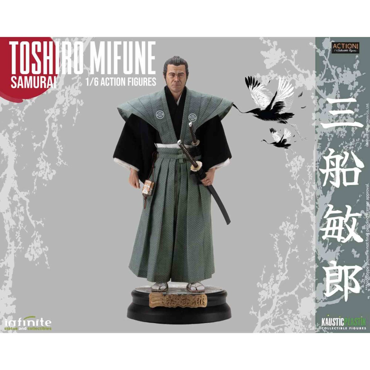 Infinite Statue: Toshiro Mifune - Samurai - Actionfigur 1/6 - 30 cm