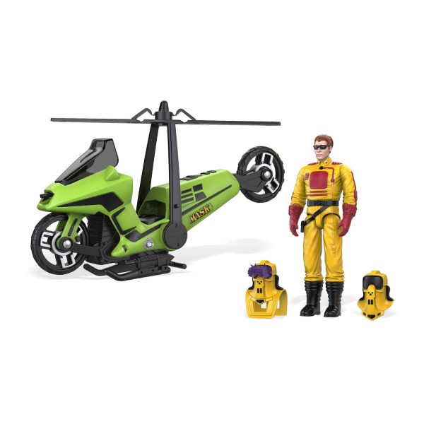 M.A.S.K.: Condor Fahrzeug und Brad Turner - Actionfigur