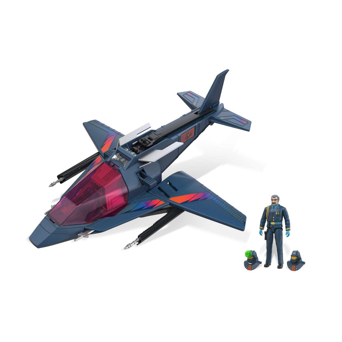 M.A.S.K.: High Tech Helikopter und Miles Wolf Mayhem - Actionfigur