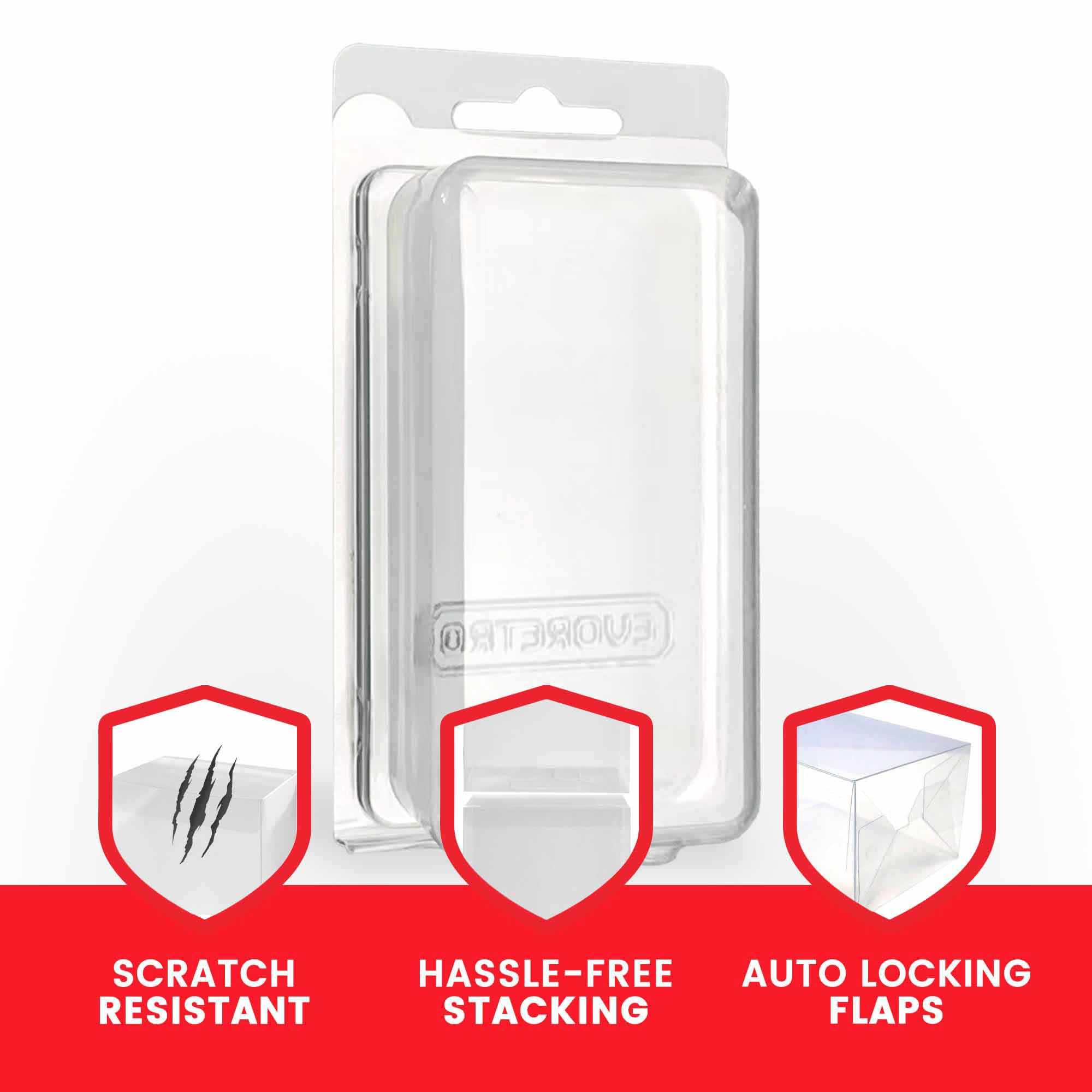 Schutzhülle: Evoretro - Clamshell PET Gehäuse 35er-Pack - für Actionfiguren - (3.75″) 10 cm