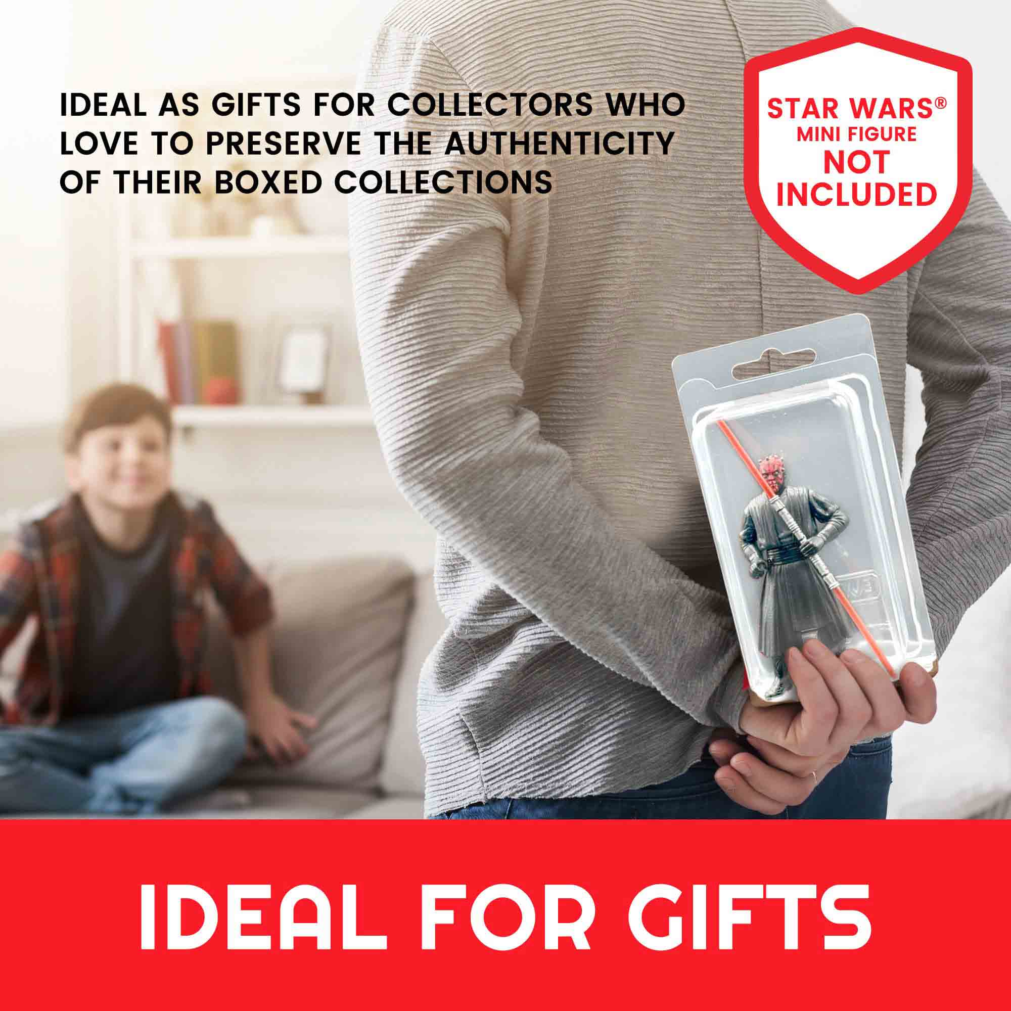 Schutzhülle: Evoretro - Clamshell PET Gehäuse 35er-Pack - für Actionfiguren - (3.75″) 10 cm