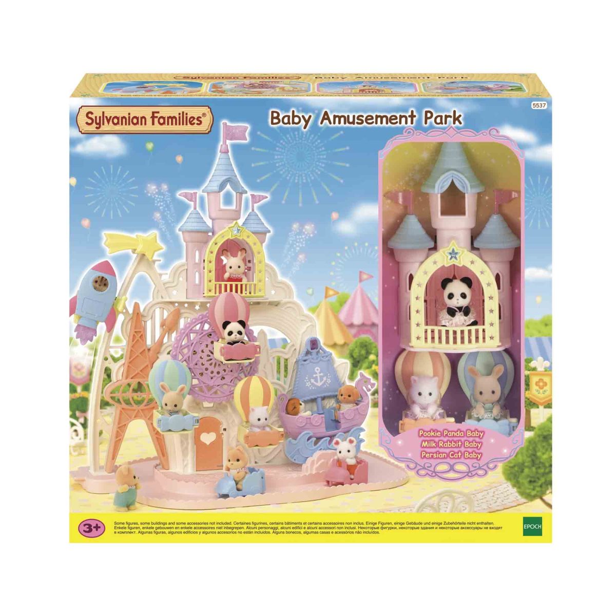 Sylvanian Families: Baby Freizeitpark - Park Set mit 3 Figuren - 5537